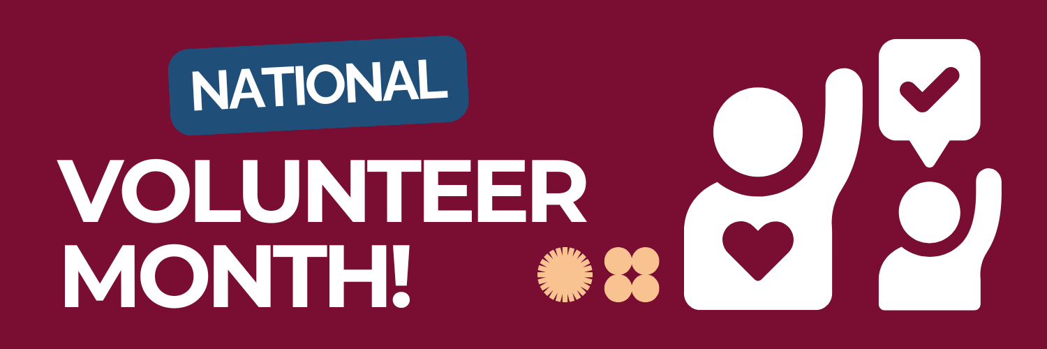 National Volunteer Month Banner
